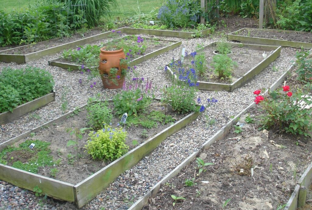 Raised garden bed